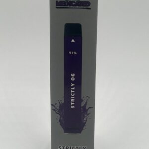 STRICTLY MEDICATED LIVE RESIN DISPOSABLE VAPE BAR (NET WT. 1000 MG) STRICTLY OG, INDICA