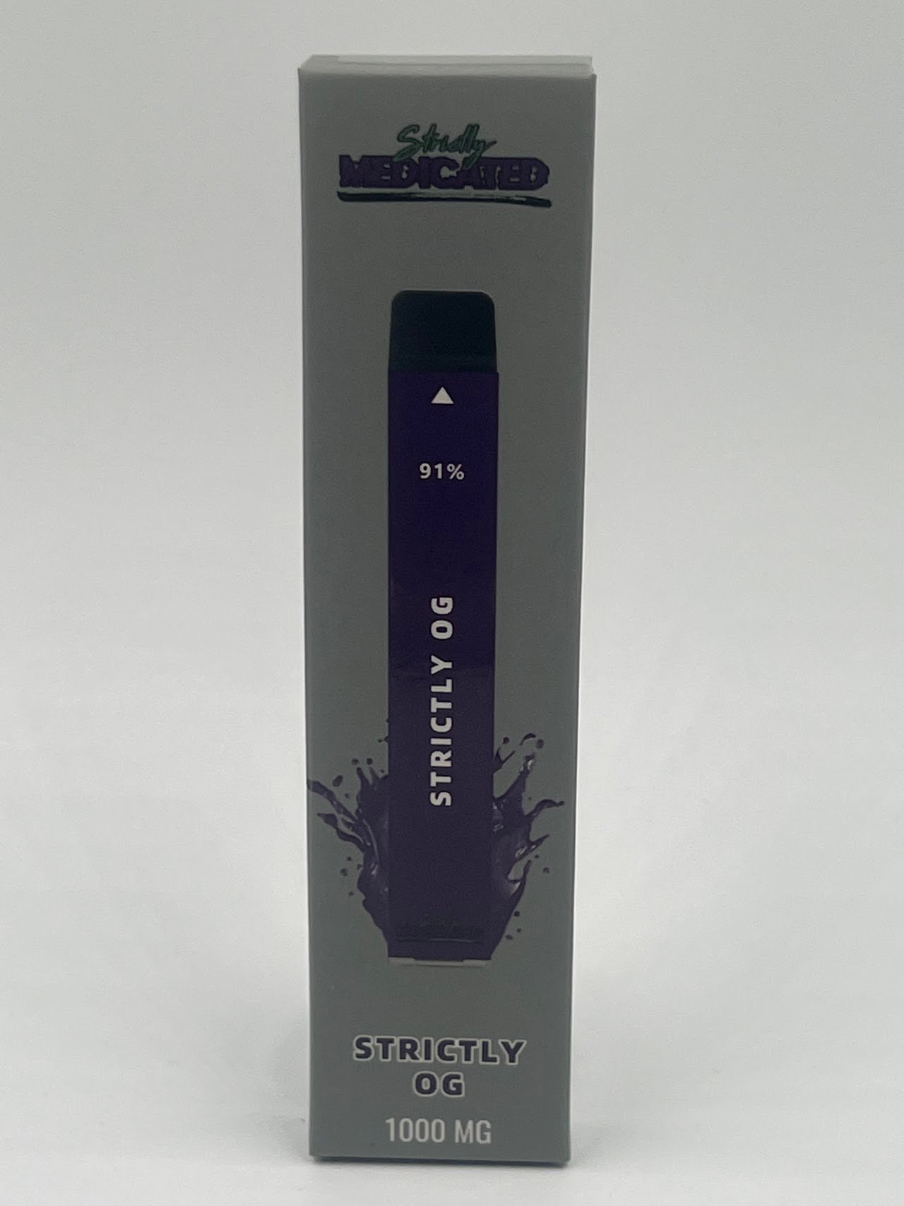 auto draft STRICTLY MEDICATED LIVE RESIN DISPOSABLE VAPE BAR (NET WT. 1000 MG) STRICTLY OG, INDICA